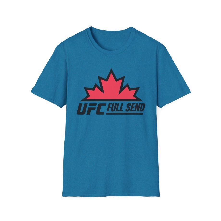 Full Send UFC Canada Leaf Unisex Softstyle T-Shirt
