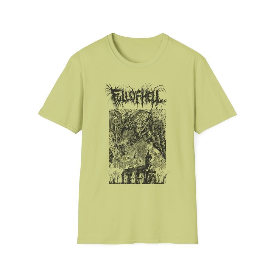 Full of Hell Purple Goat Church Unisex Softstyle T-Shirt