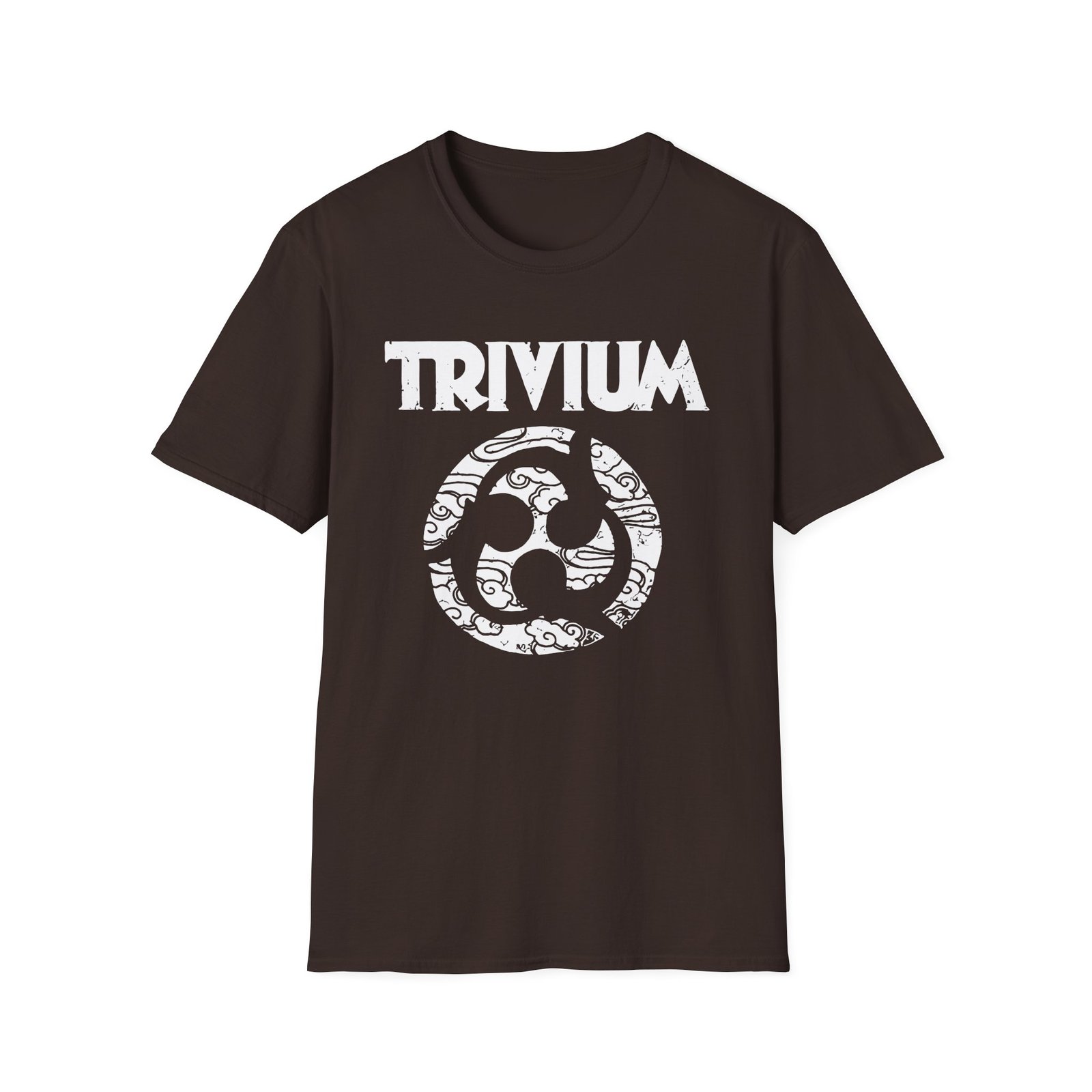 Trivium Swirl Logo Unisex Softstyle T-Shirt