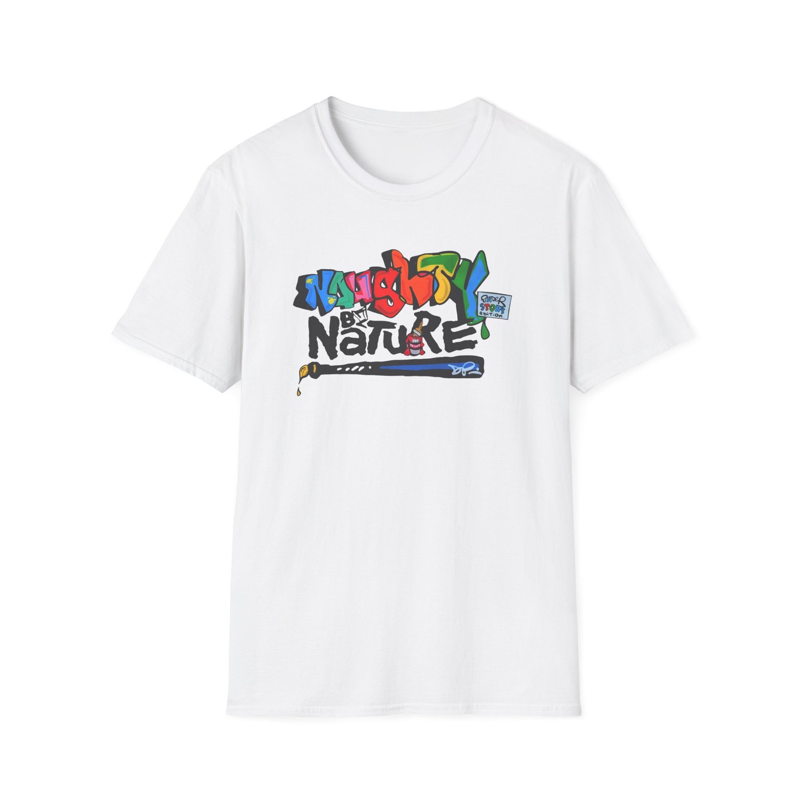 Naughty by Nature X Pinder Story Edition Unisex Softstyle T-Shirt