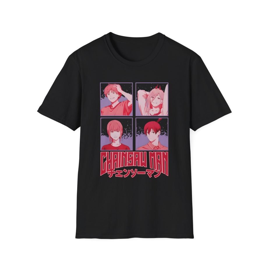 Chainsaw Man Tonal Group Unisex Softstyle T-Shirt