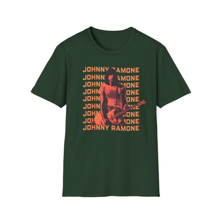 Johnny Ramone Repeat Unisex Softstyle T-Shirt