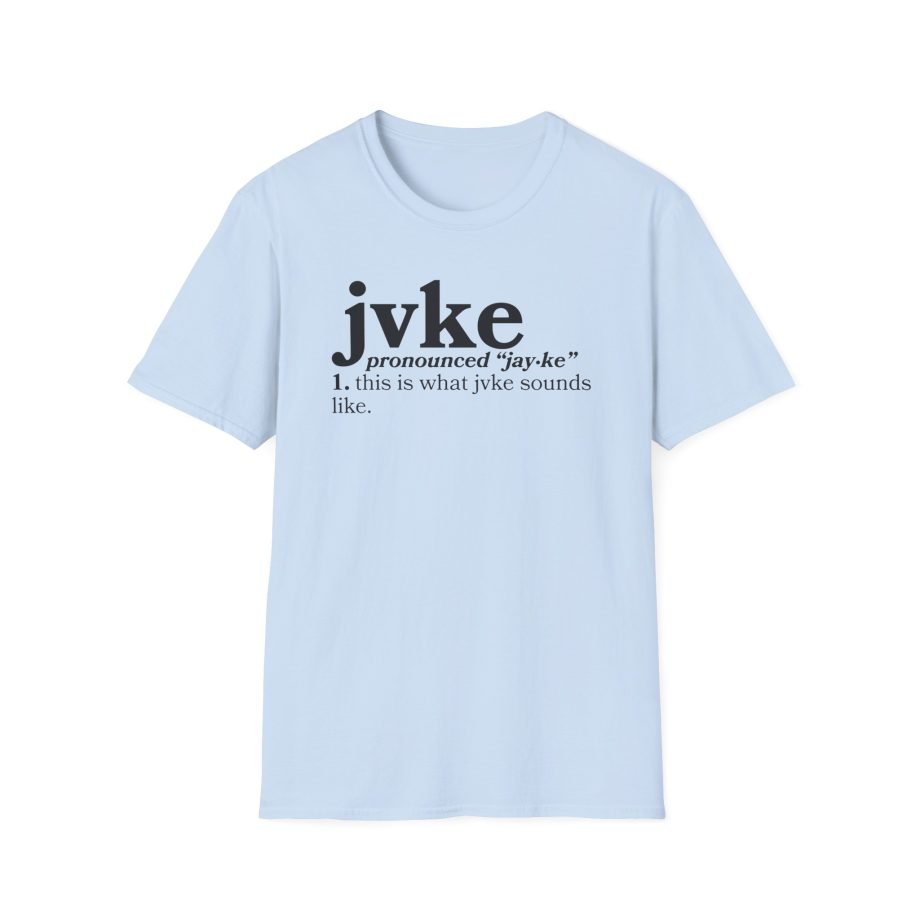 Jvke Pronunciation Unisex Softstyle T-Shirt