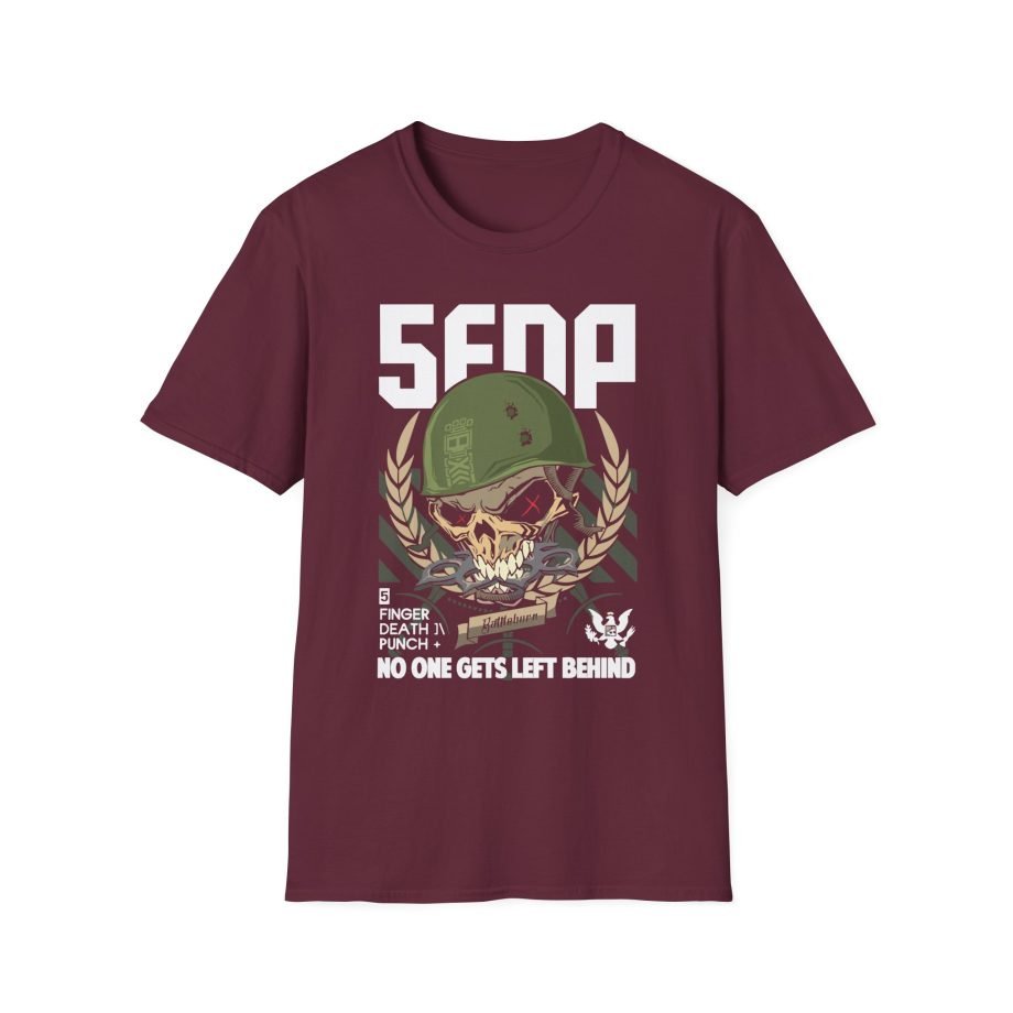 Five Finger Death Punch No One Gets Left Behind Unisex Softstyle T-Shirt