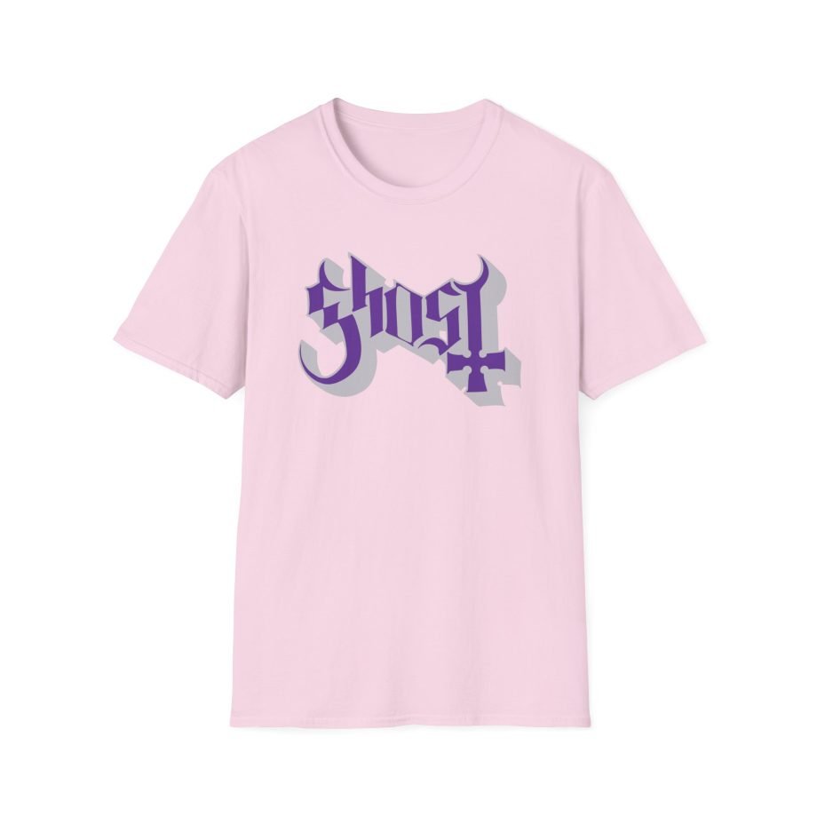 Ghost Band Chrome Purple Skeletá Unisex Softstyle T-Shirt