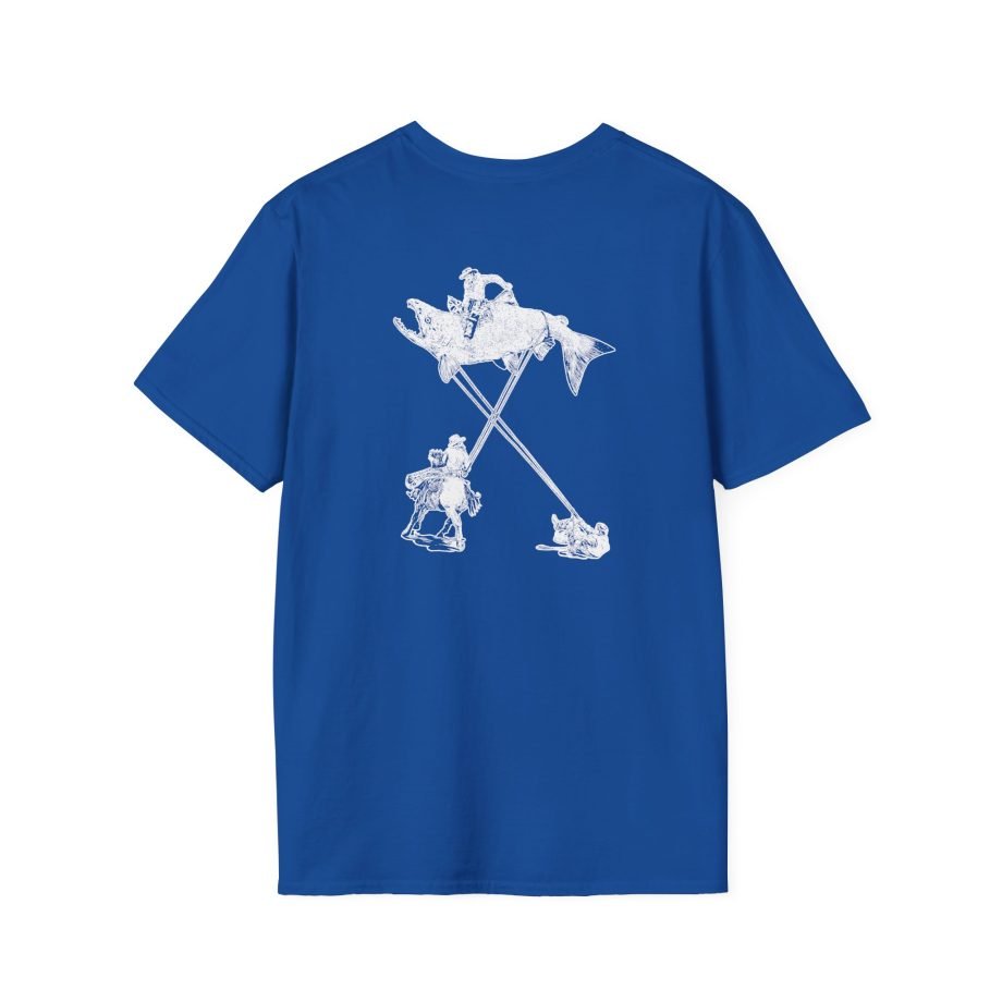 The Take Charcoal Salmon Rodeo Unisex Softstyle T-Shirt