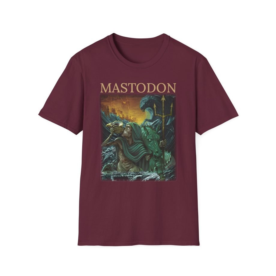 Mastodon Vignette Horse Remission Unisex Softstyle T-Shirt