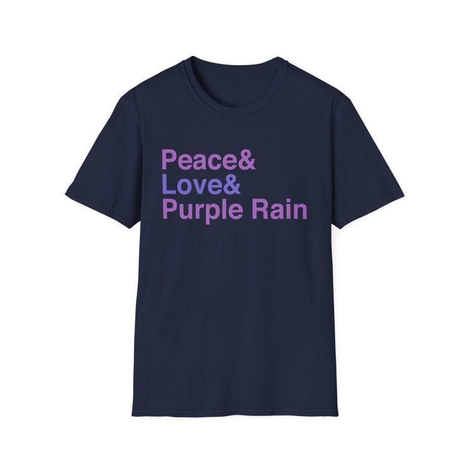 Prince & Love & Purple Rain Unisex Softstyle T-Shirt