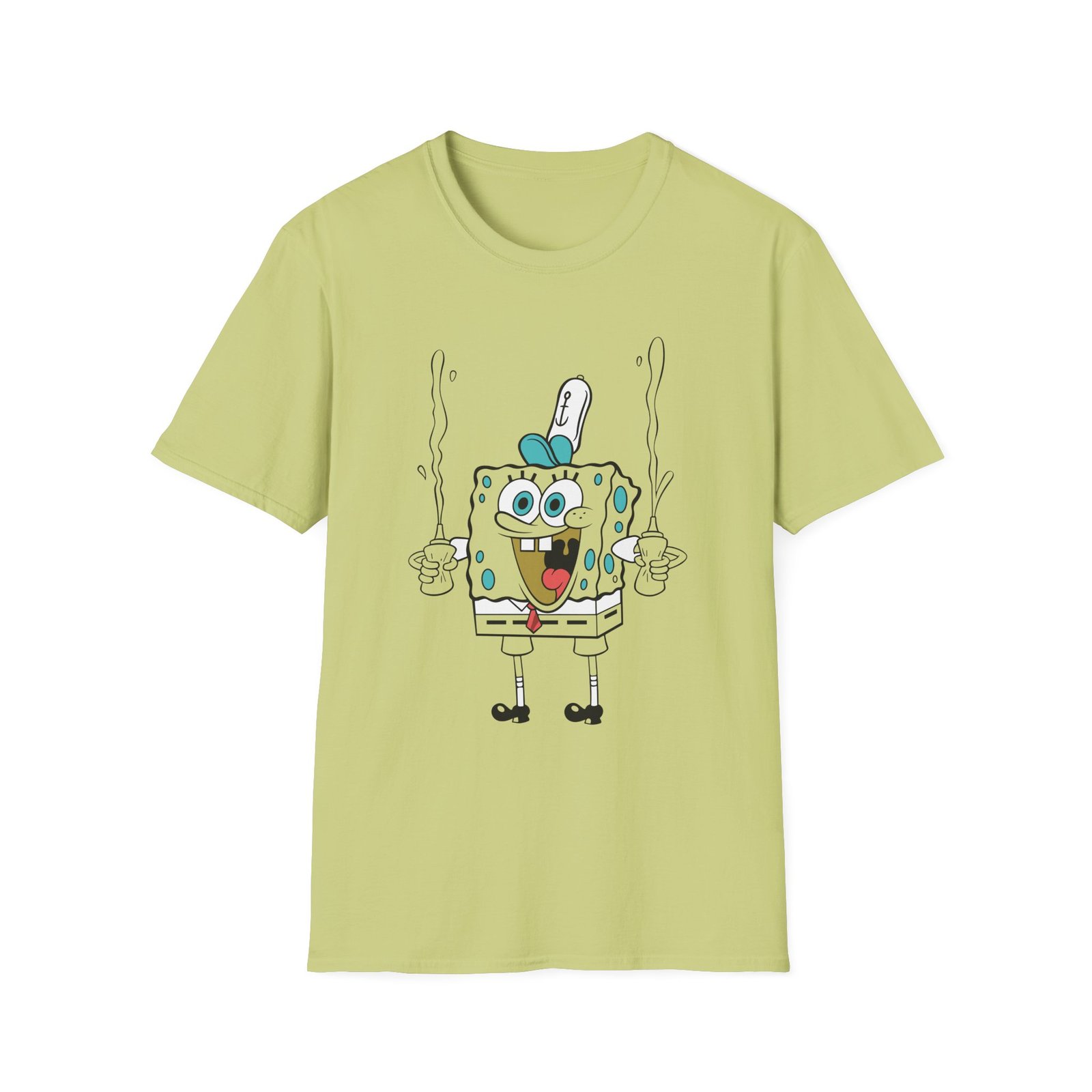 Spongebob Mustard Unisex Softstyle T-Shirt