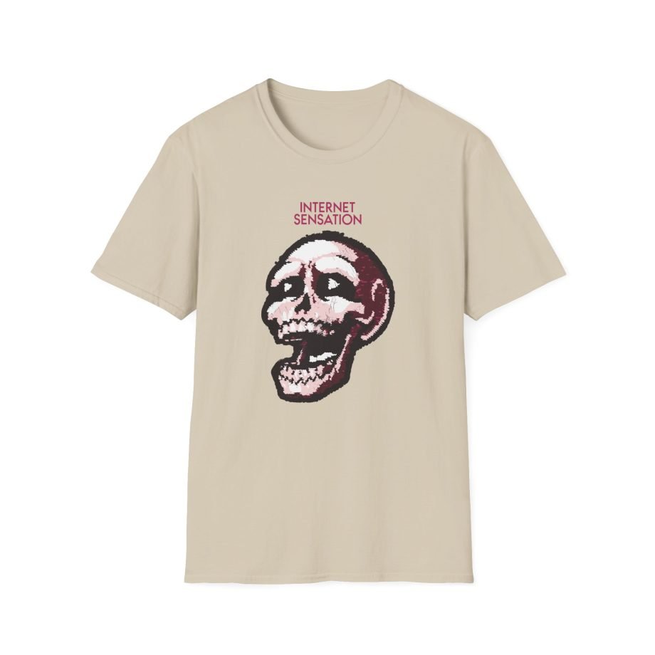 Imallexx Sequin Skull Internet Sensation Unisex Softstyle T-Shirt