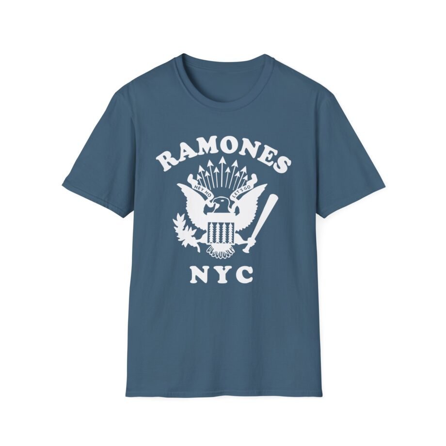 Johnny Ramone Retro Eagle Nyc Unisex Softstyle T-Shirt
