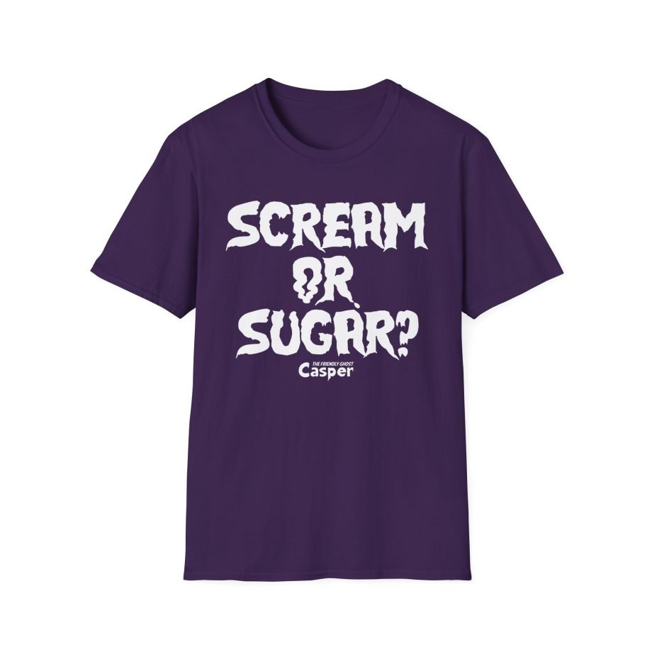 Casper the Friendly Ghost Scream or Sugar Unisex Softstyle T-Shirt