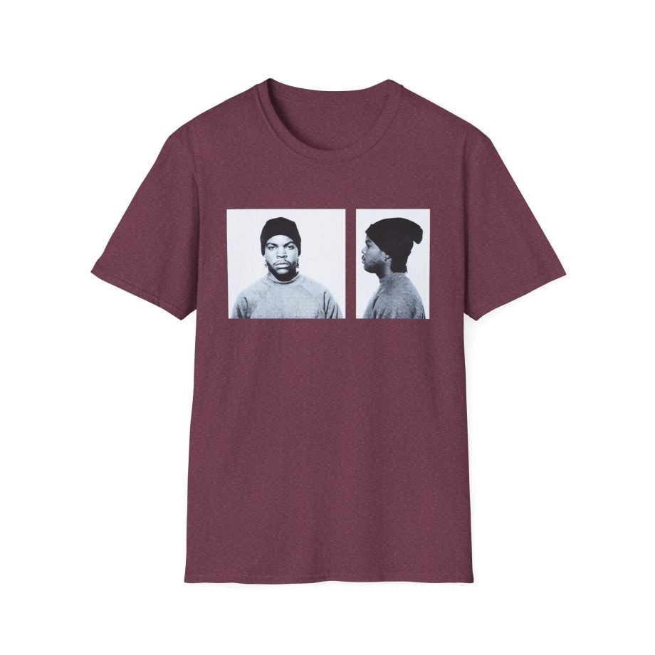 Ice Cube Mug Shot Unisex Softstyle T-Shirt