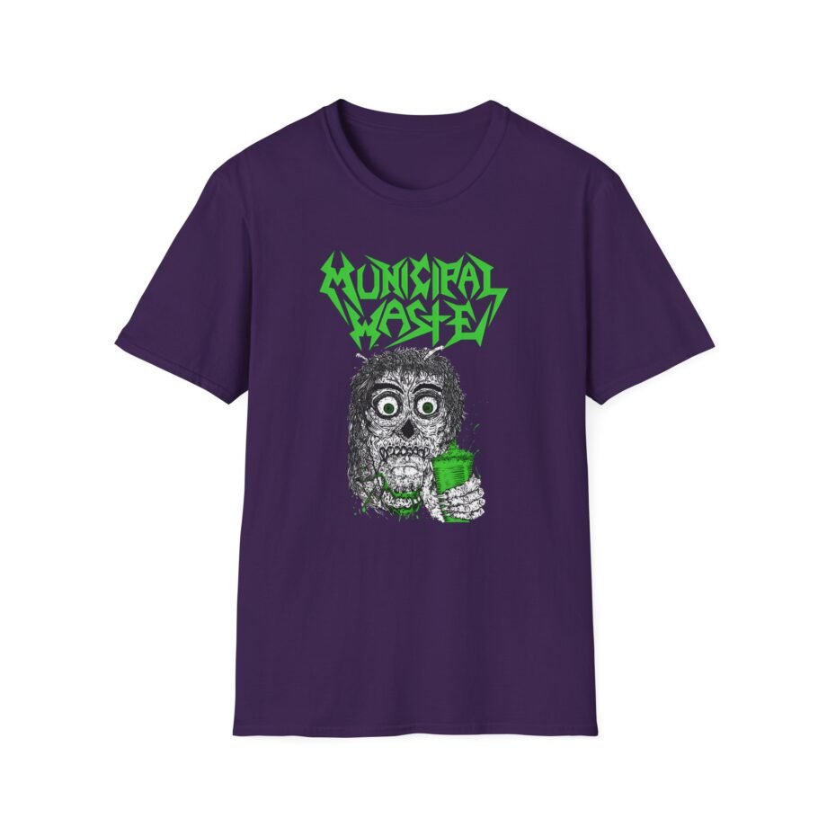 Municipal Waste Beer Zombie Unisex Softstyle T-Shirt