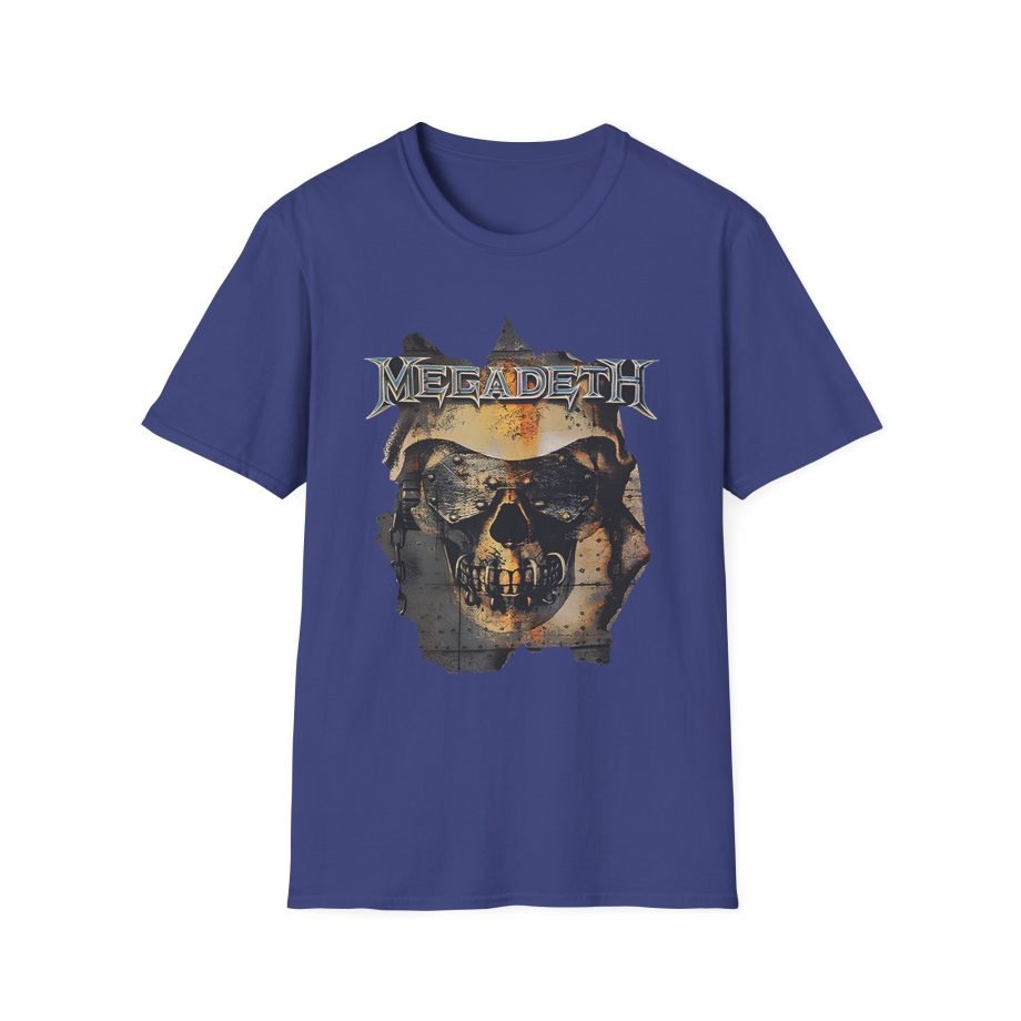 Megadeth Youthanasia Ripped Vic Unisex Softstyle T-Shirt
