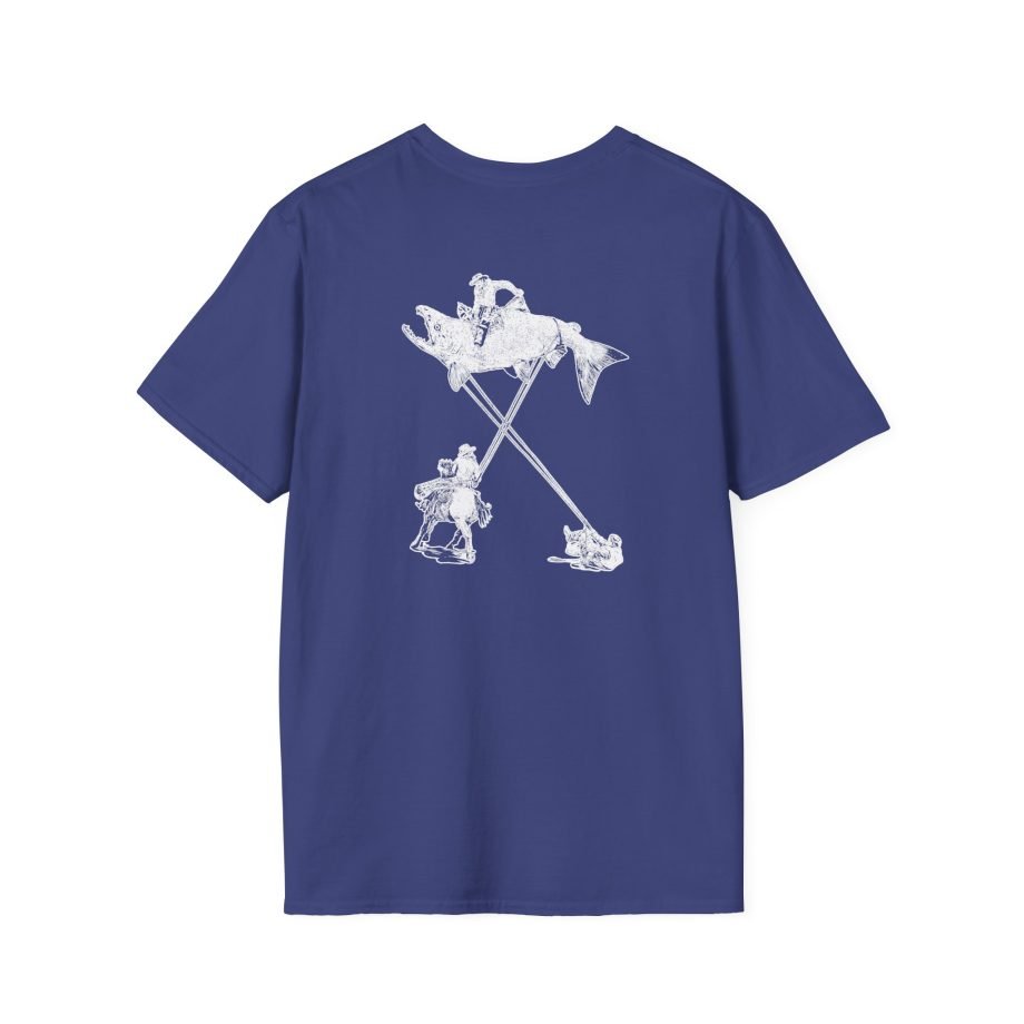 The Take Charcoal Salmon Rodeo Unisex Softstyle T-Shirt