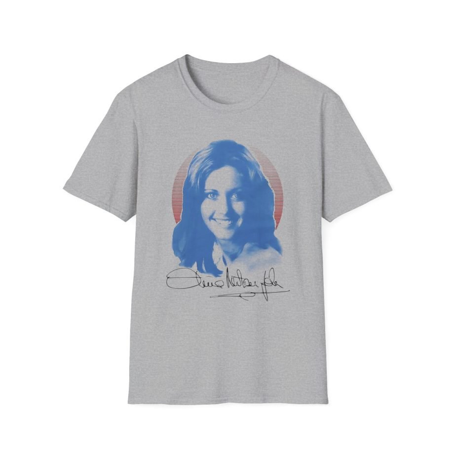 Olivia Newton John Smiles & Signs Unisex Softstyle T-Shirt