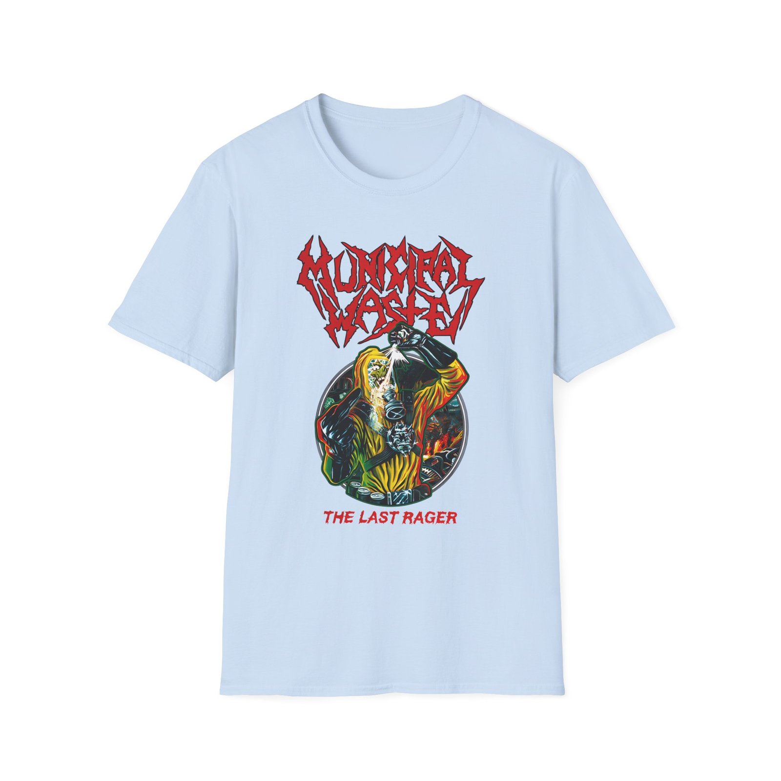 Municipal Waste the Last Rager Unisex Softstyle T-Shirt