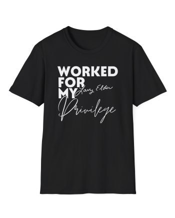 Larry Elder Worked for My Privilege unisex softstyle t-shirt