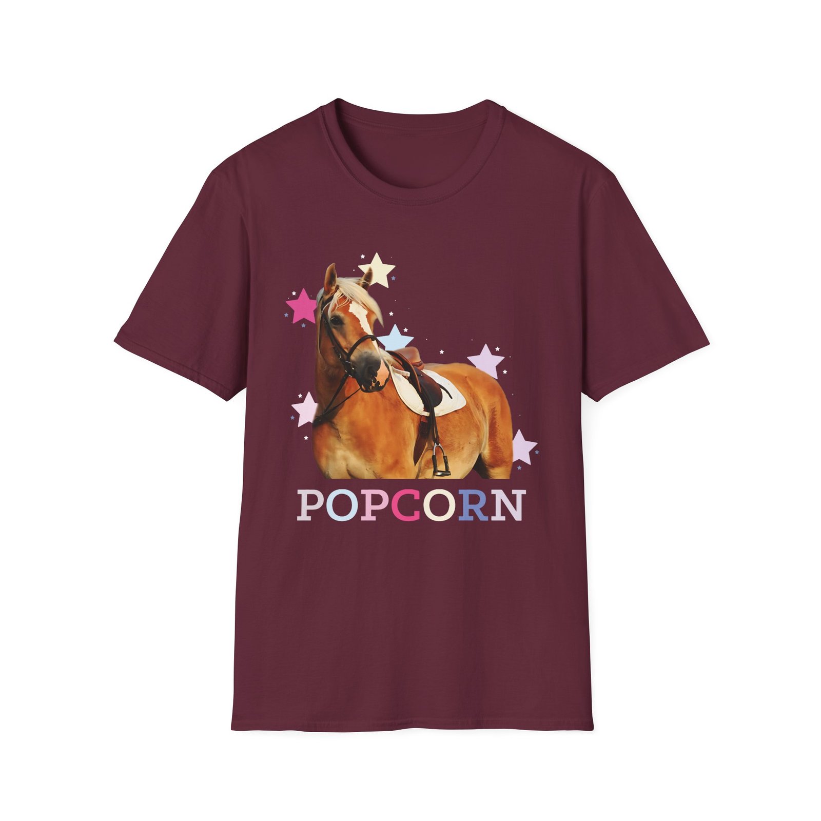 Harlow and Popcorn Stars Unisex Softstyle T-Shirt