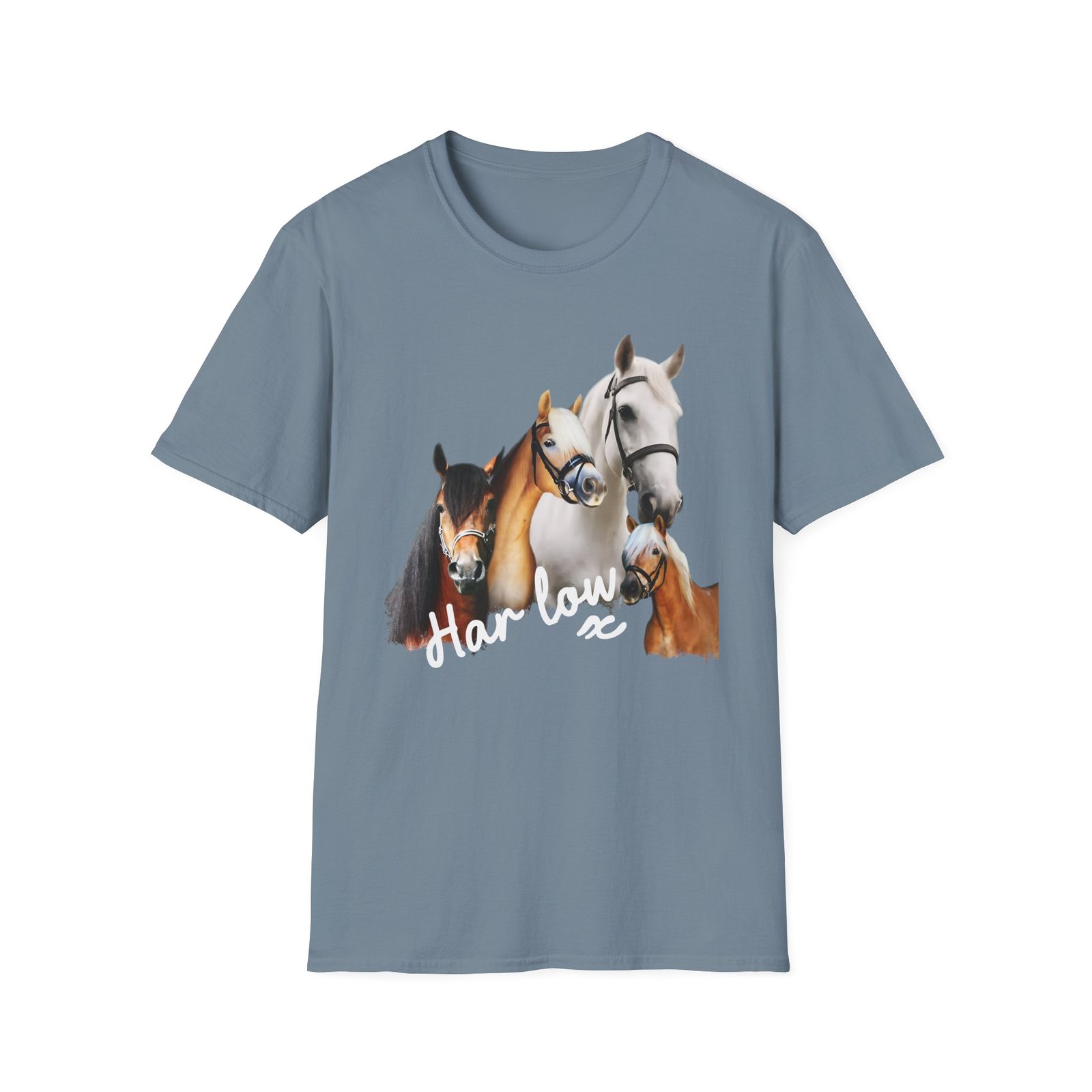 Harlow and Popcorn Unisex Softstyle T-Shirt