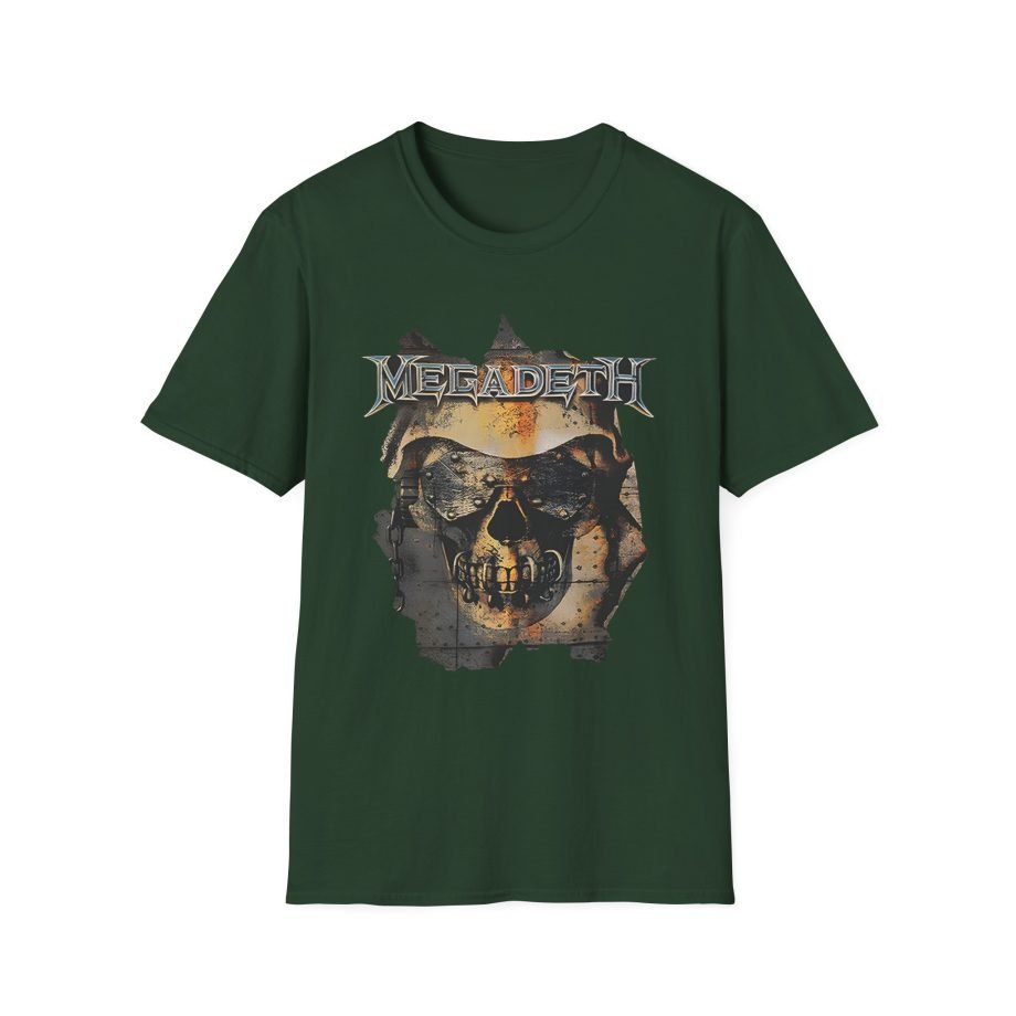 Megadeth Youthanasia Ripped Vic Unisex Softstyle T-Shirt