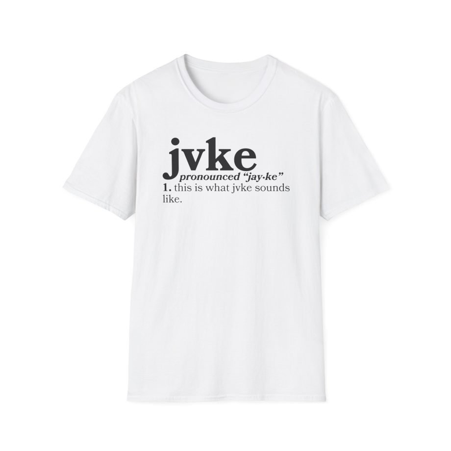 Jvke Pronunciation Unisex Softstyle T-Shirt