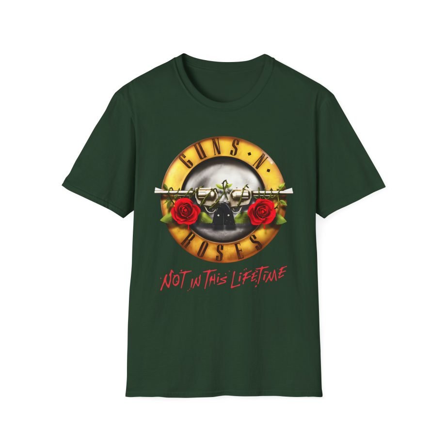 Guns N Roses Bullet Seal Tour Unisex Softstyle T-Shirt