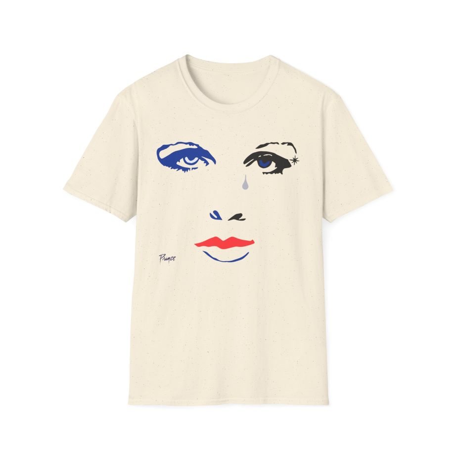 Prince Purple Rain Face Unisex Softstyle T-Shirt