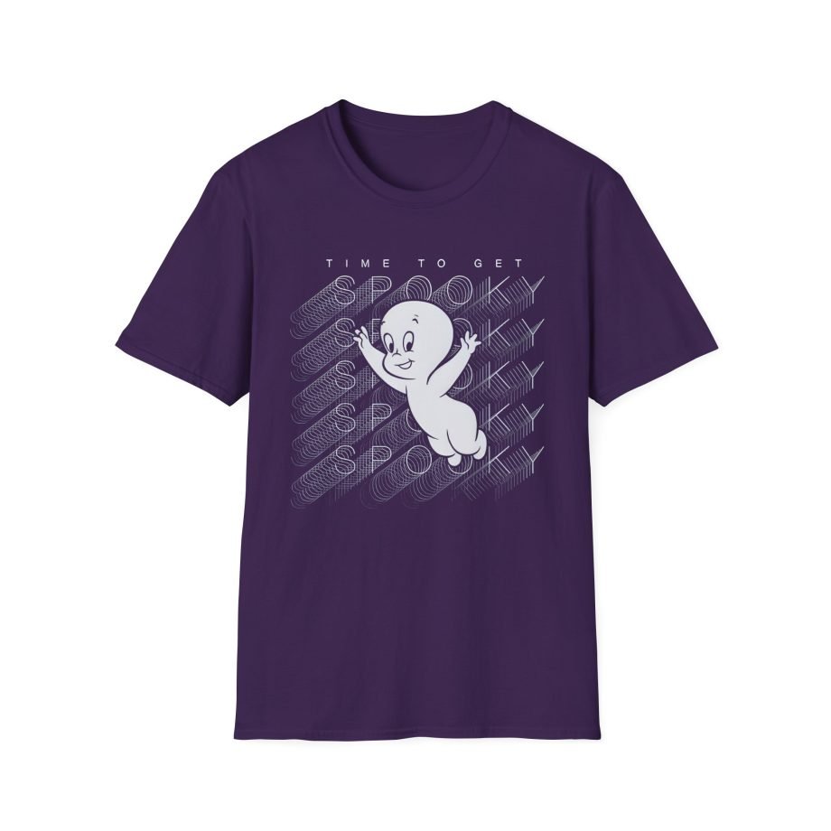 Casper the Friendly Ghost Virtual Raver Spooky Time Unisex Softstyle T-Shirt