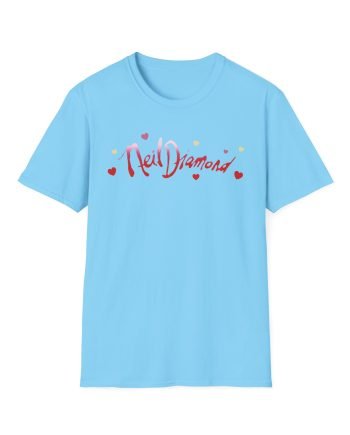 Neil Diamond Logo Heart Unisex Softstyle T-Shirt