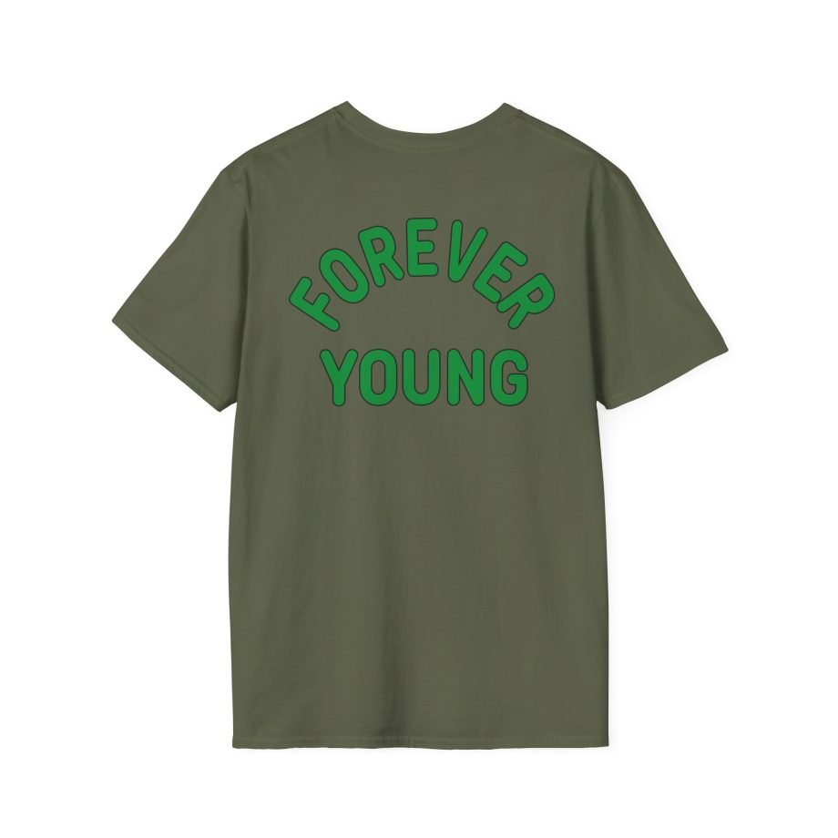 R S Striped Logo Forever Unisex Softstyle T-Shirt