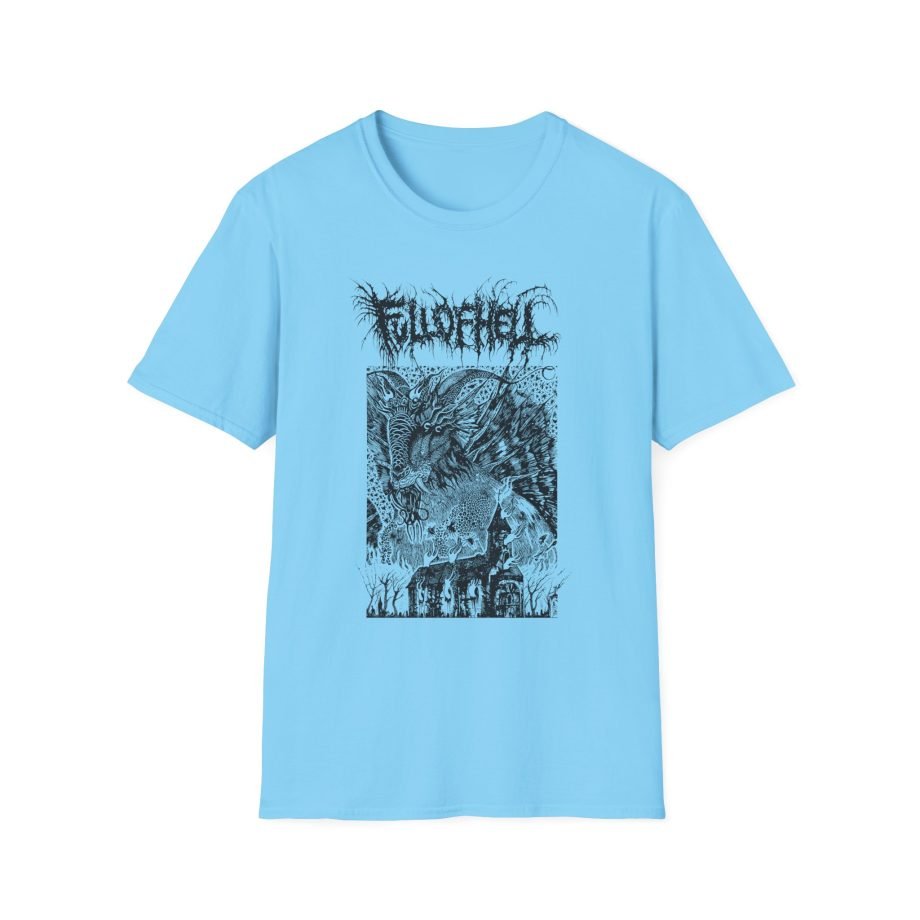 Full of Hell Purple Goat Church Unisex Softstyle T-Shirt