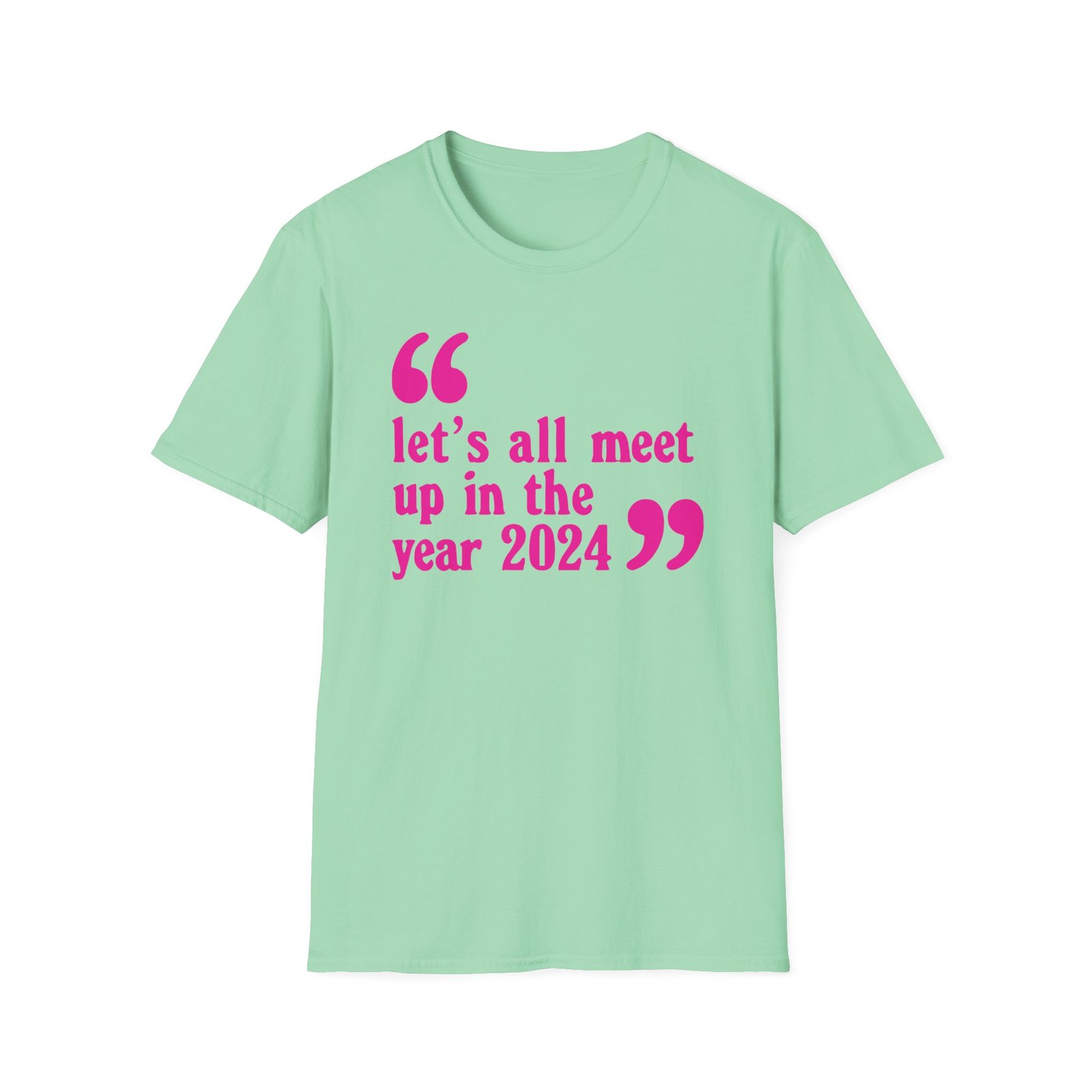 Pulp Let’s All Meet Up Ecru Unisex Softstyle T-Shirt