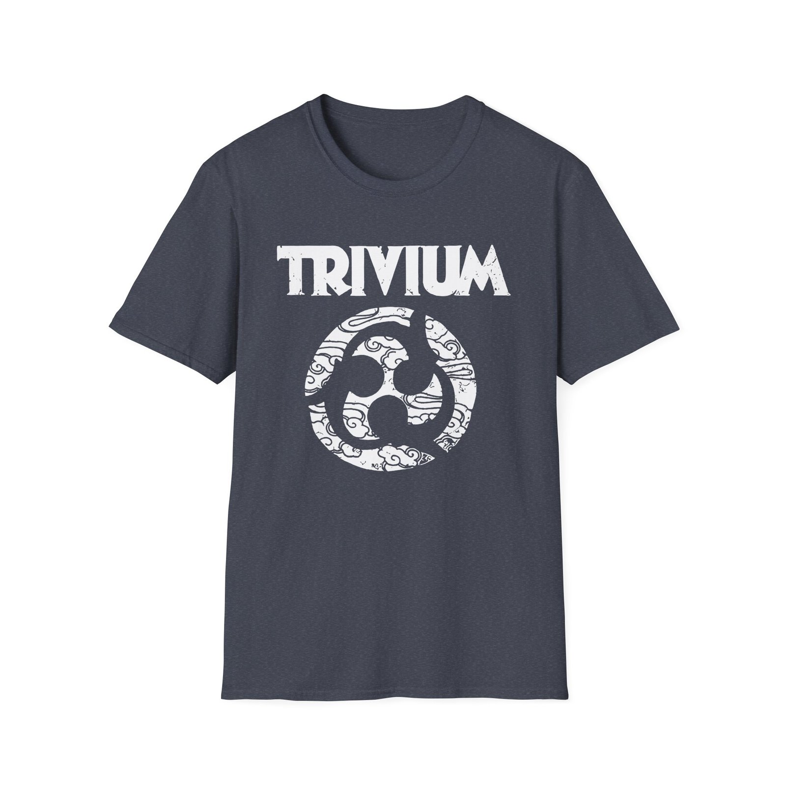 Trivium Swirl Logo Unisex Softstyle T-Shirt