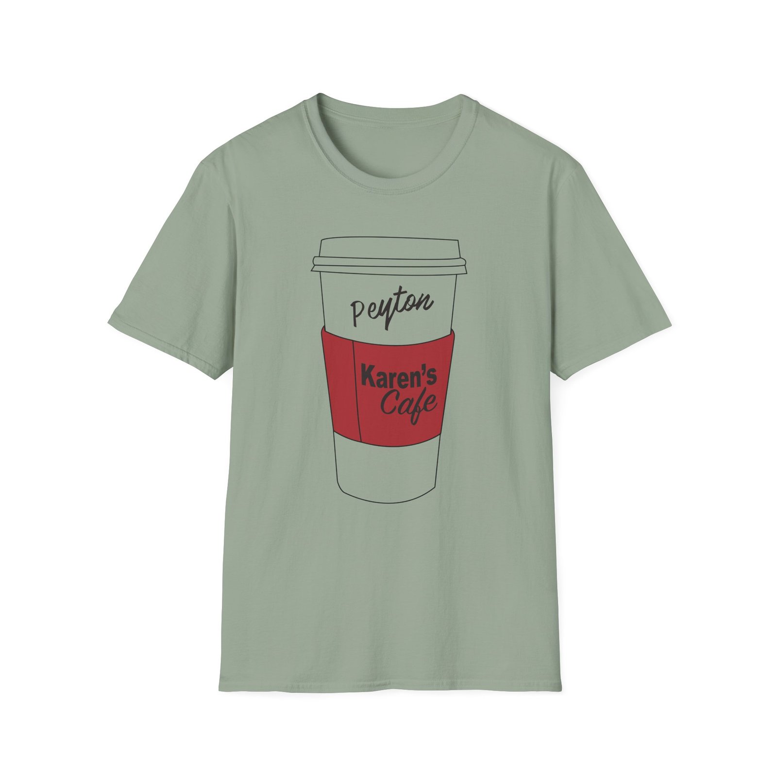 Karen's Cafe Peyton Coffee Unisex Softstyle T-Shirt