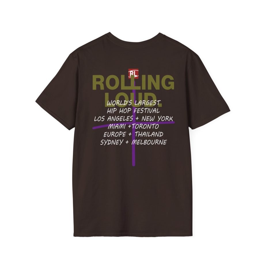 Rolling Loud World Tour Dept Unisex Softstyle T-Shirt