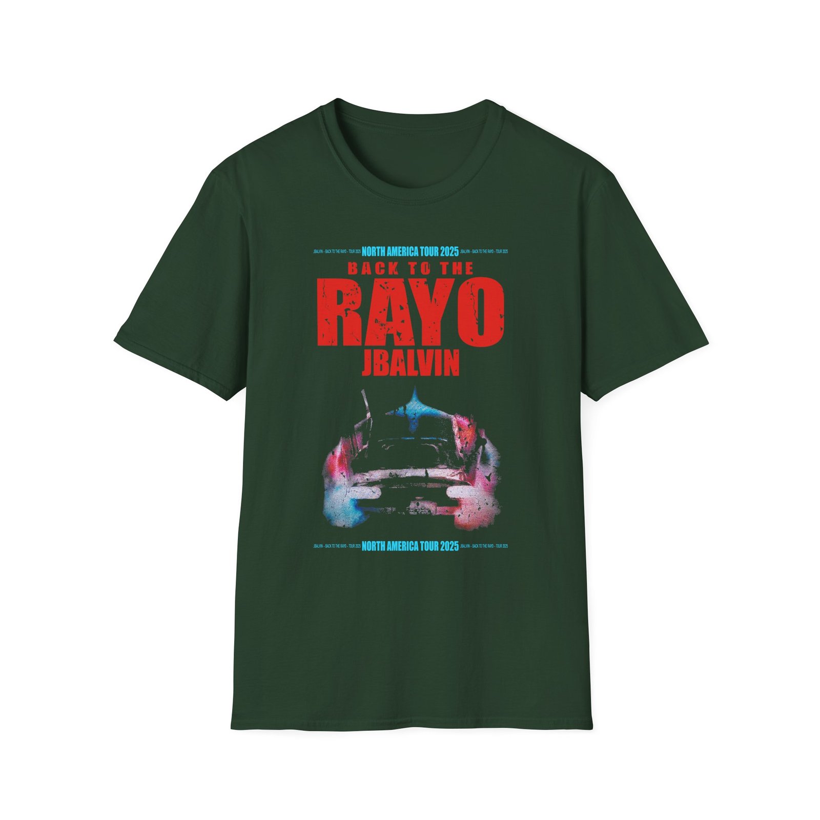J Balvin Rayo Tour Unisex Softstyle T-Shirt