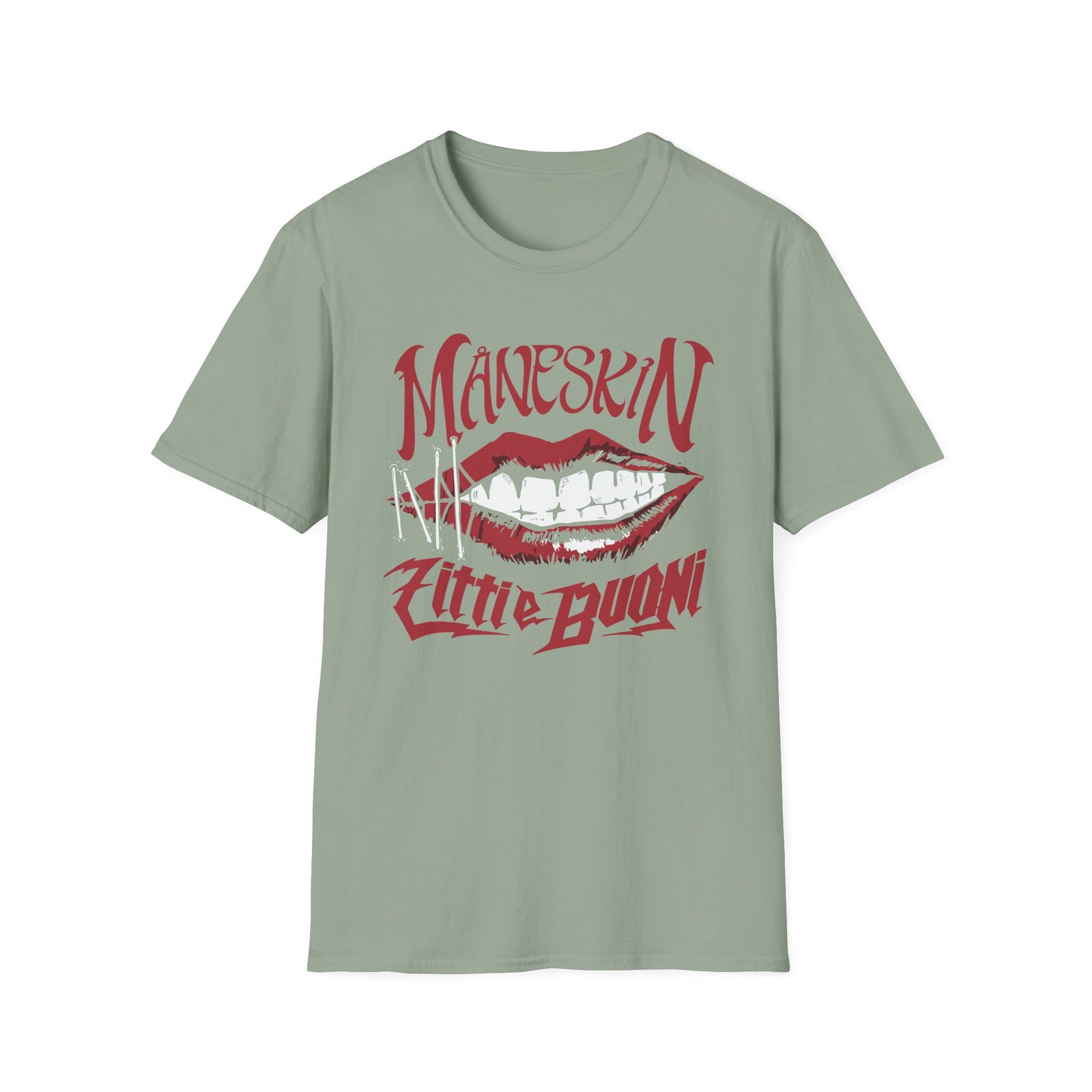 Maneskin Logo Unisex Softstyle T-Shirt