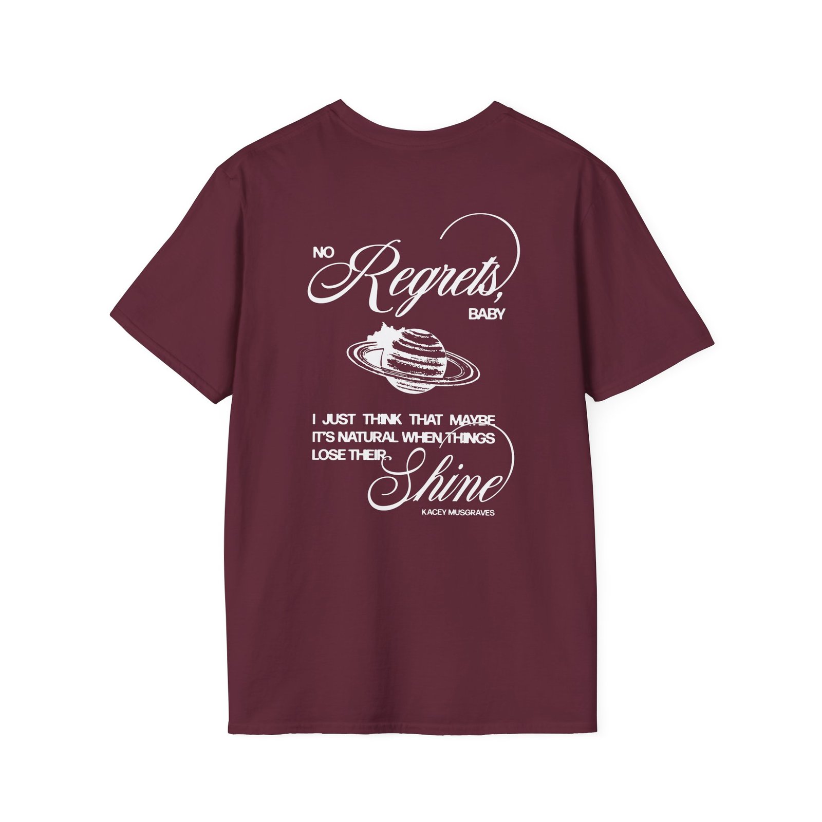Kacey Musgraves No Regrets Unisex Softstyle T-Shirt