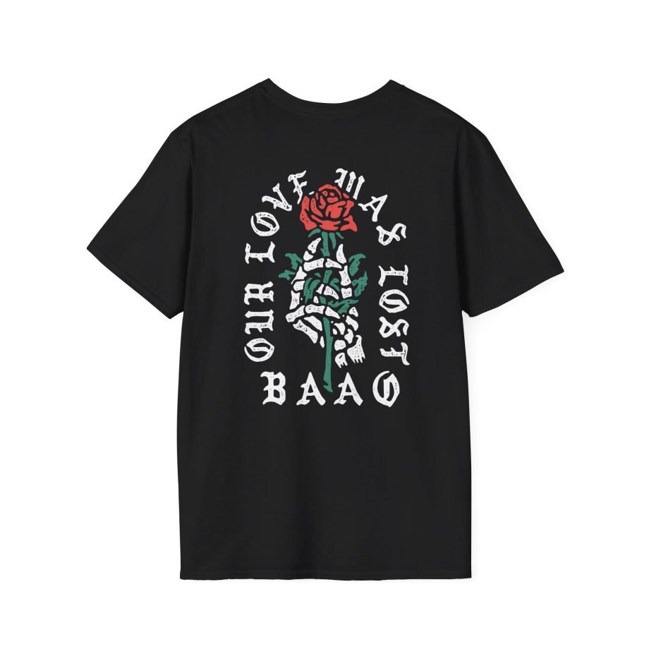 Being as an Ocean Skeleton Rose Unisex Softstyle T-Shirt