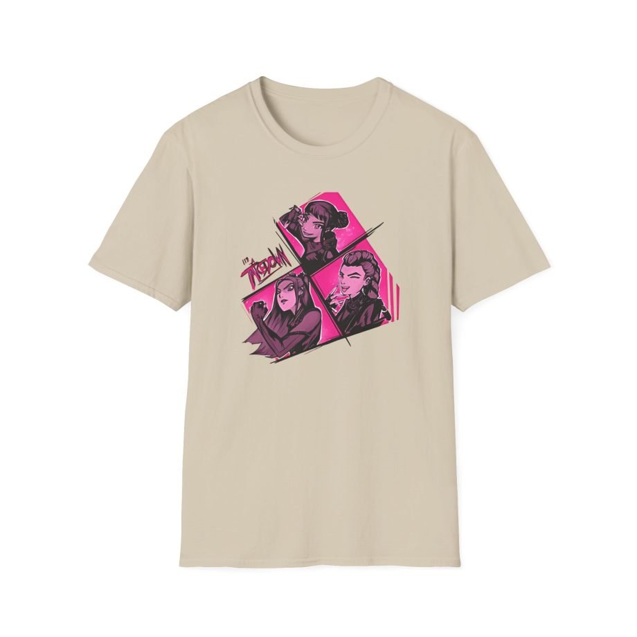 Kpop Demon Hunters Take Down Unisex Softstyle T-Shirt