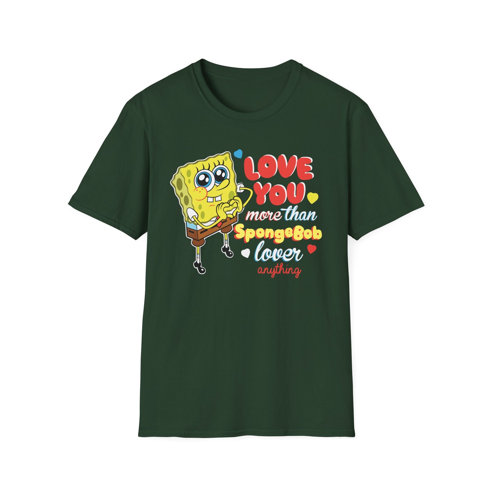 Spongebob Valentine's Day Unisex Softstyle T-Shirt