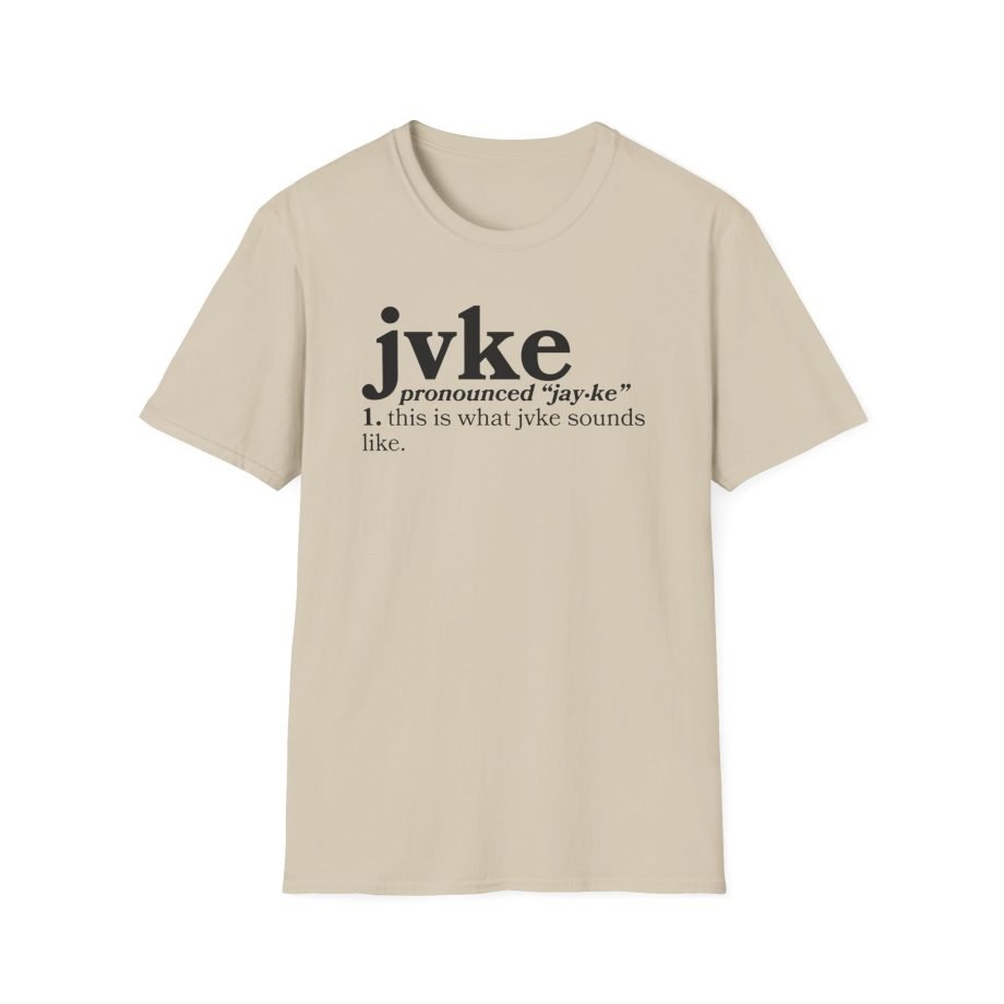 Jvke Pronunciation Unisex Softstyle T-Shirt