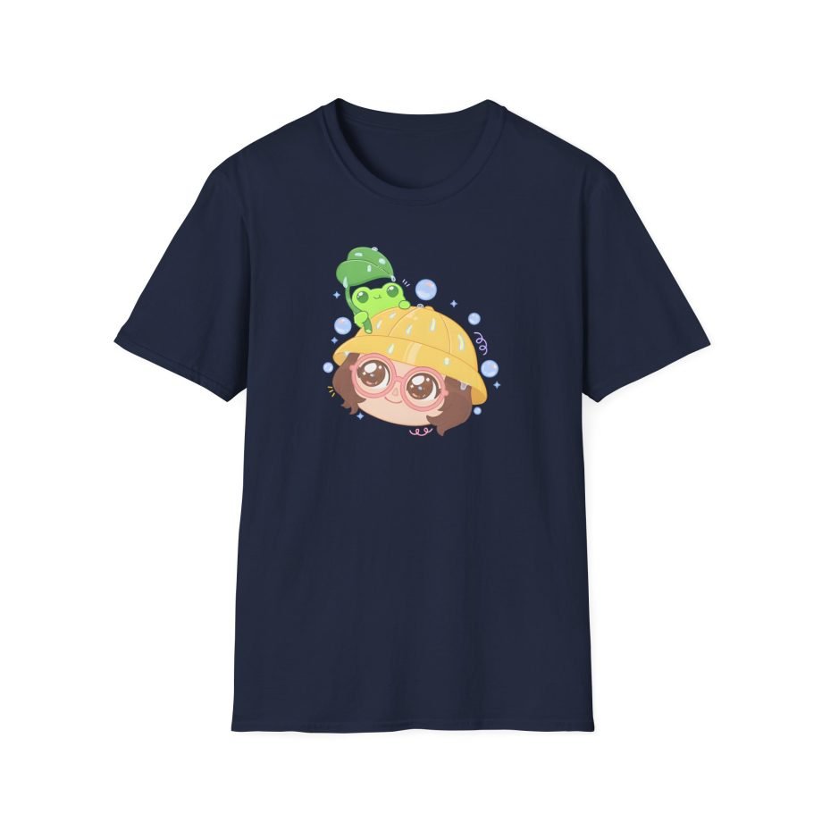 Froggy Crossing Rainy Unisex Softstyle T-Shirt