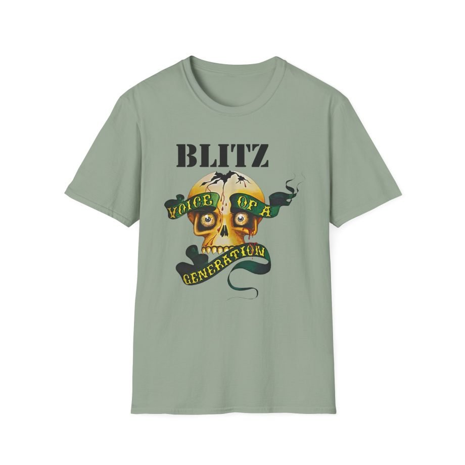 Blitz Voice Of A Generation Unisex Softstyle T-Shirt