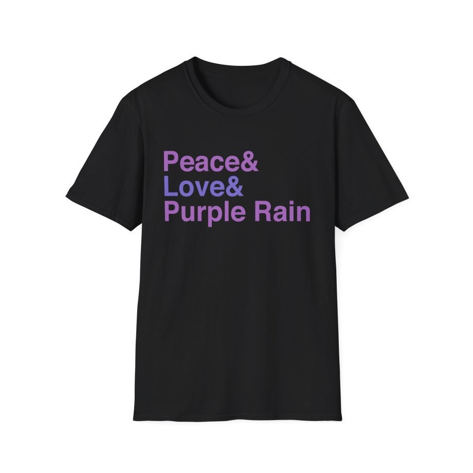 Prince & Love & Purple Rain Unisex Softstyle T-Shirt