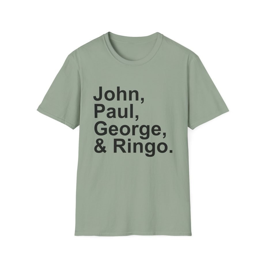 The Beatles John, Paul, George, Ringo Unisex Softstyle T-Shirt