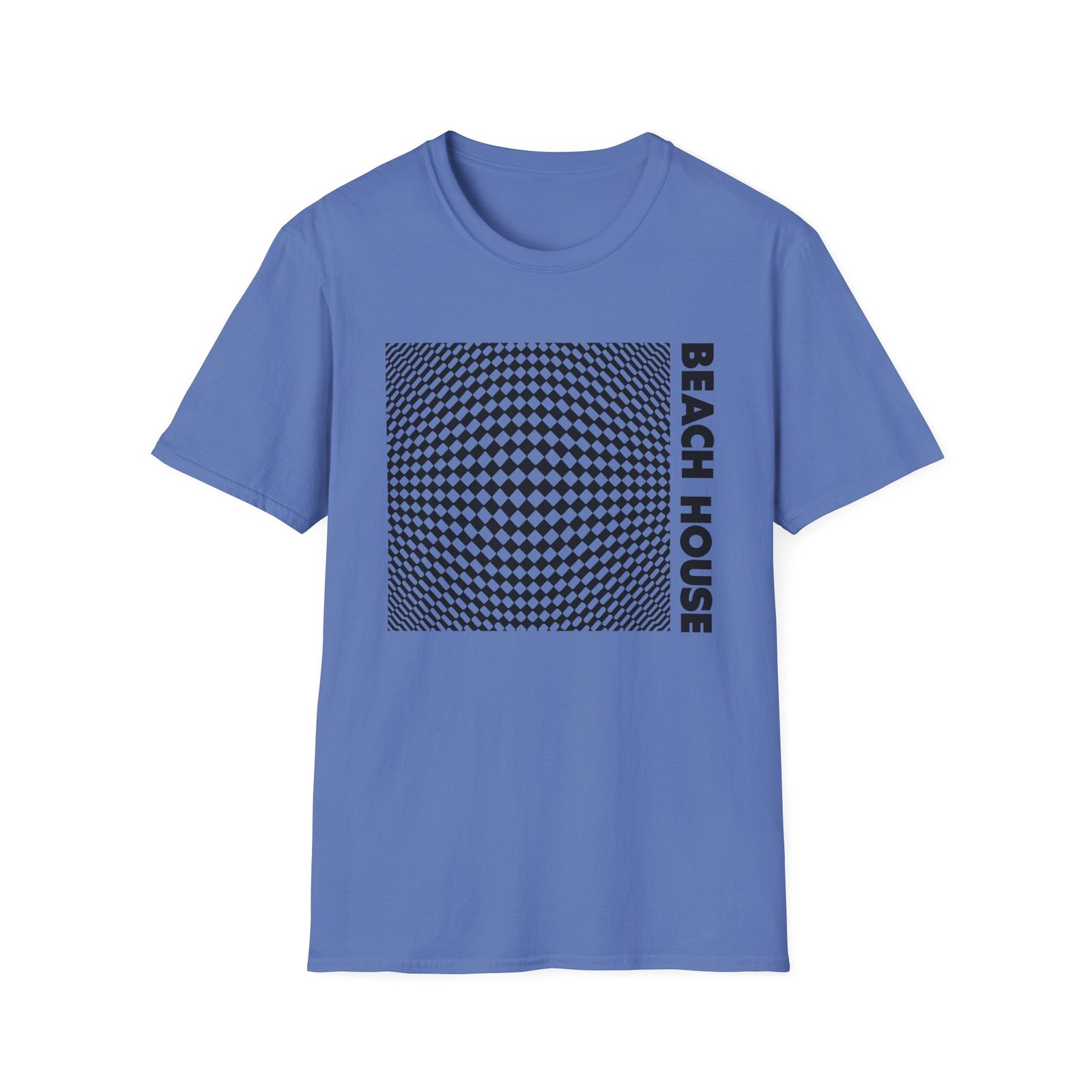 Beach House 7 Op Art Unisex Softstyle T-Shirt