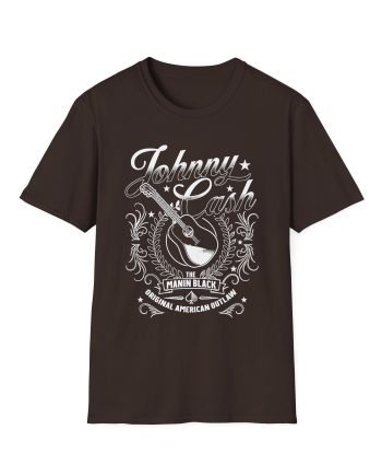Johnny Cash Man in Black Guitar unisex t-shirt